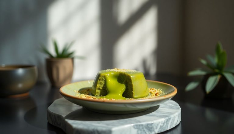 Fondant pistache-matcha : le dessert 2026 qui mélange réconfort et effet waouh