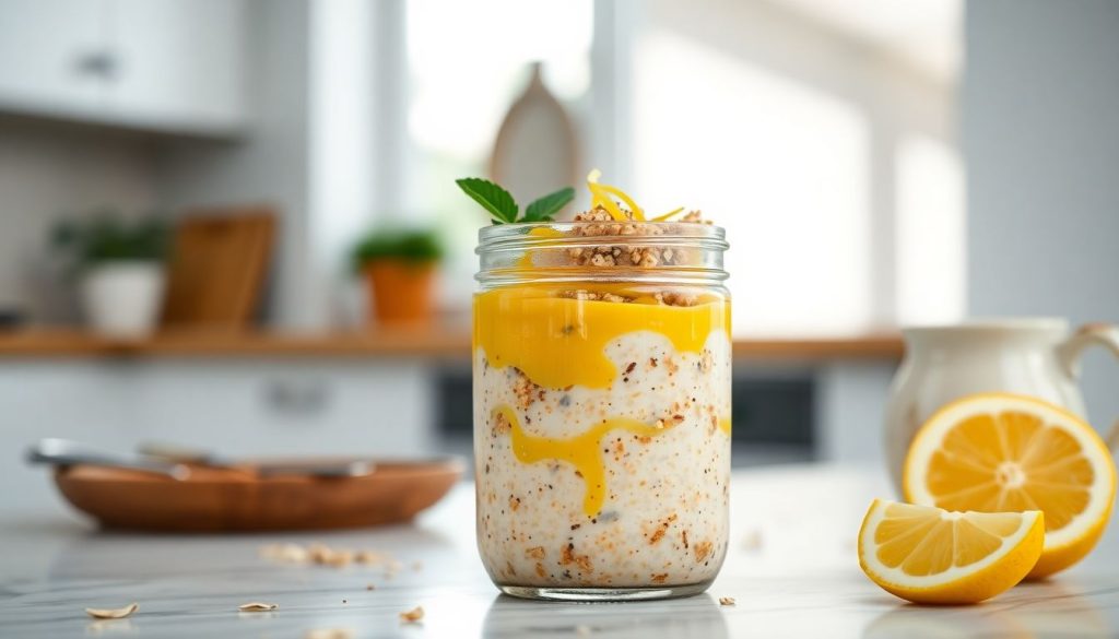 Overnight oats façon tarte au citron : le petit-déjeuner protéiné de 2026 qui se prépare en 5 minutes