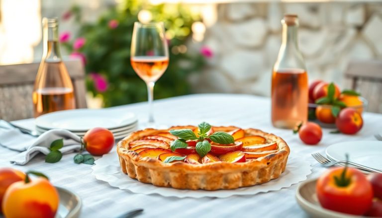Tarte tomate-pêche : la recette estivale qui sent bon les vacances dès la première bouchée