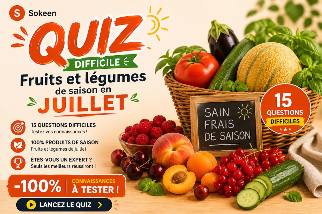 Quiz : saurez-vous reconnaître tous les fruits et légumes de saison en juillet sans faire d&rsquo;erreur ?