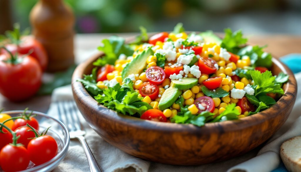 Je ne savais pas qu&rsquo;une simple boîte de maïs pouvait donner une salade d&rsquo;été aussi savoureuse