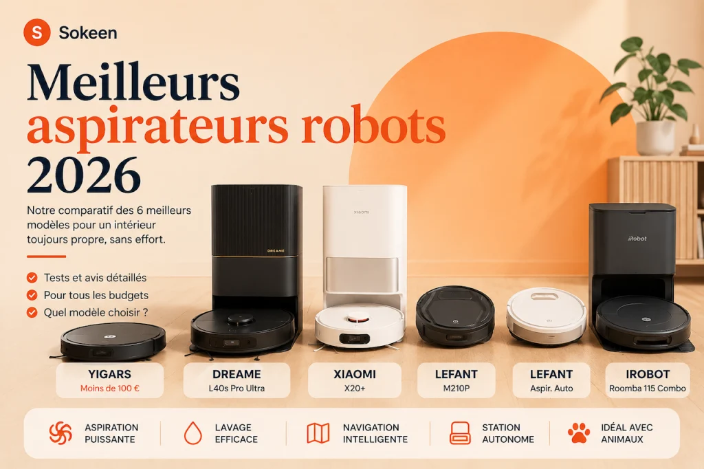 Les meilleurs aspirateurs robots : comment choisir selon votre budget et votre logement ?