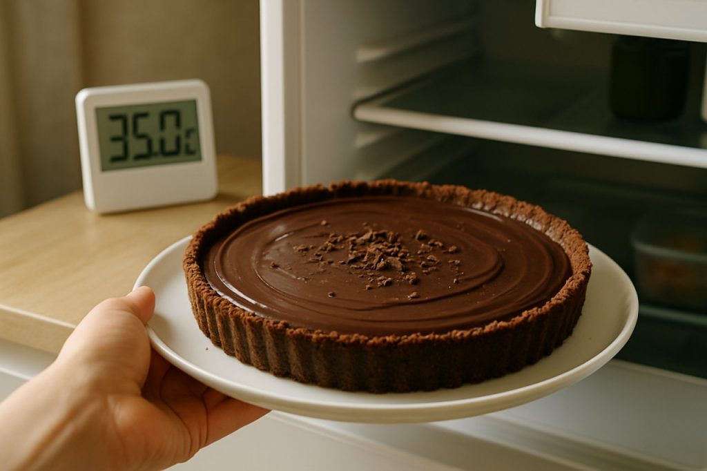 Tarte au chocolat sans cuisson : la recette express à faire au frigo quand il fait trop chaud pour allumer le four