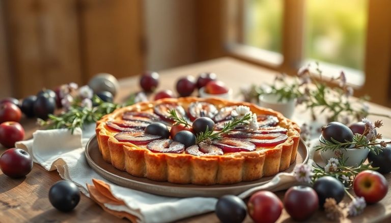 Tarte rustique aux prunes et romarin : le dessert qui sent la campagne et l&rsquo;été