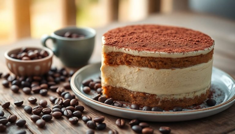 Avec seulement 4 ingrédients, ce cappuccino cake bluffe tout le monde… sans farine, sans œuf et sans cuisson