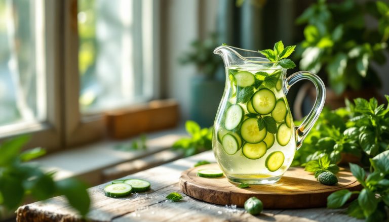 Cette boisson paysanne au concombre et aux herbes rafraîchit les journées étouffantes sans une seule cuillère de sucre