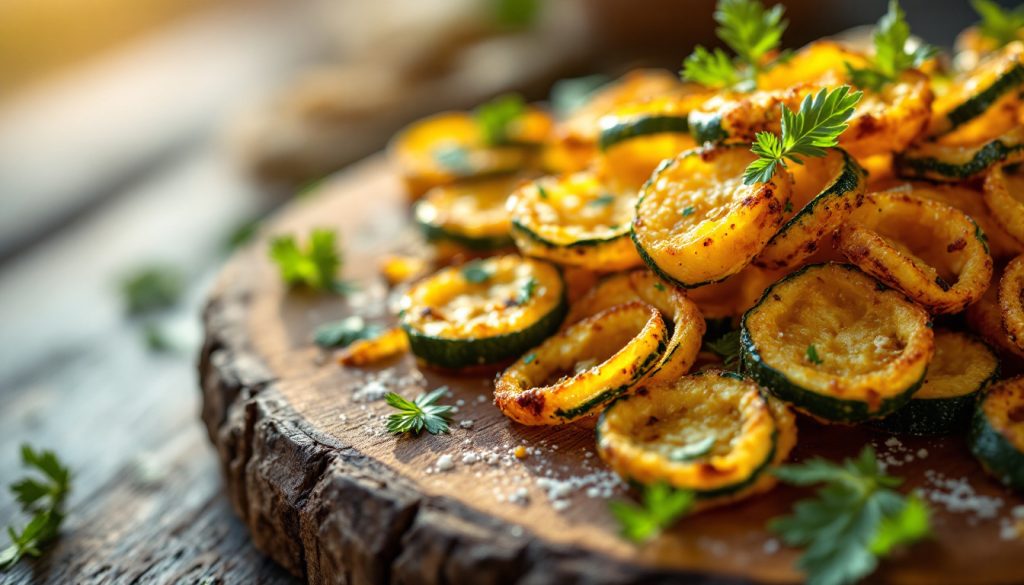 Les épluchures de courgettes transformées en bouchées croustillantes pour l&rsquo;apéritif : la recette qui change tout