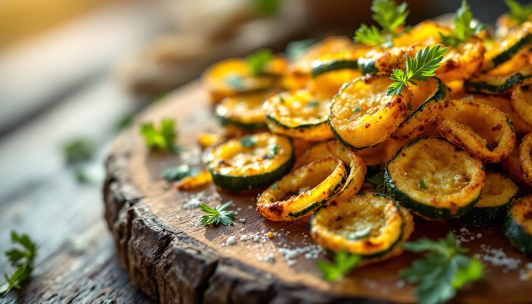 Les épluchures de courgettes transformées en bouchées croustillantes pour l&rsquo;apéritif : la recette qui change tout