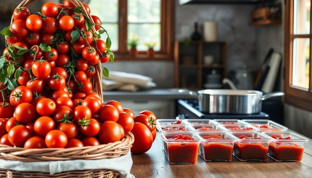 Je ne savais plus quoi faire de toutes mes tomates… jusqu&rsquo;à ce que je découvre cette sauce à congeler en portions