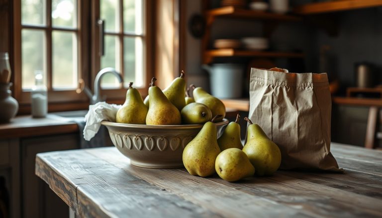 Poires pas encore mûres ? Cette astuce toute simple les rend prêtes à manger en quelques jours