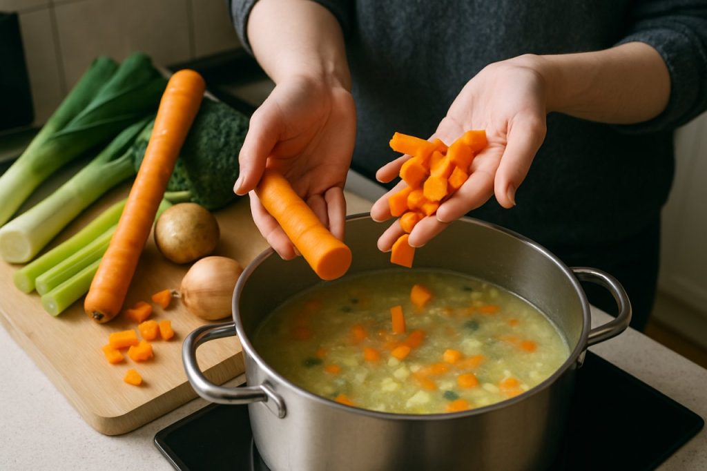 Soupes maison : cette erreur très courante que vous faites probablement avec vos légumes