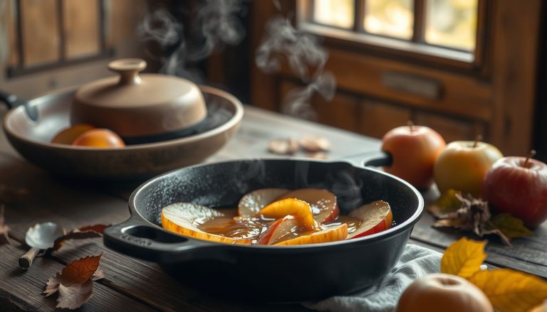 3 pommes, une poêle et 20 minutes : le dessert d&rsquo;automne fondant qui se fait sans four